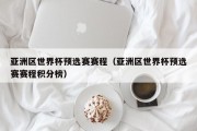 亚洲区世界杯预选赛赛程（亚洲区世界杯预选赛赛程积分榜）
