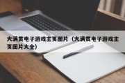 大满贯电子游戏主页图片（大满贯电子游戏主页图片大全）