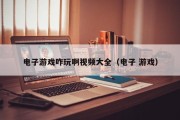电子游戏咋玩啊视频大全（电子 游戏）